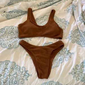 Cheeky rust bikini